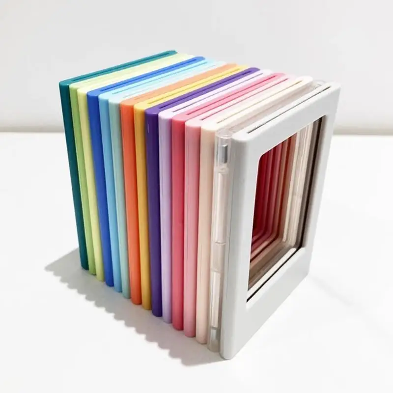New Magnetic Picture Frames for Refrigerator 3 Inch Fridge Color Photo Frame Magnets Album for Fujifilm Instax Mini Film Papers