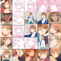 10/30/59pcs Kawaii Girls Hina Chinatsu Kano Anime Stickers Blue Box Cartoon Sticker Laptop Luggage Scrapbooking Ao No Hako Decal