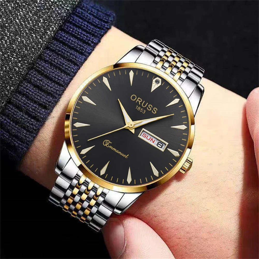 Persönlichkeit Chic Trend Herren uhr alle Match Gentleman Business Sport alle Match Mode langlebigen Stahl gürtel Freizeit Jugend Herren