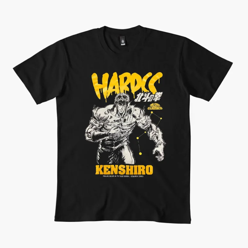 

0405 Manga Kenshiro Fist of the North Star Anime gift t shirt Hokuto no Ken printed Graphic tee Y2K clothes All size Tops