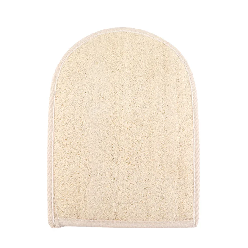 100pcs 20*15CM Natural Loofah Bath Gloves Practical Bathroom Product Back Scrubber Shower Body Exfoliator Scrubber