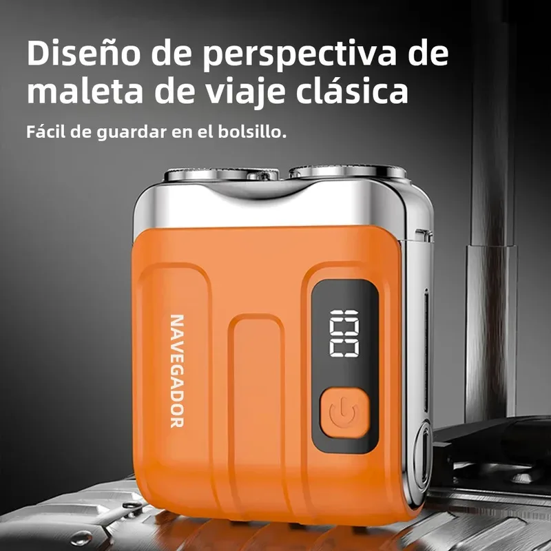 Mini Electric Shaver Intelligent Digital Display Washable Type-C Rechargeable Portable Wet Dry Travel Home Shaver For Face Leg