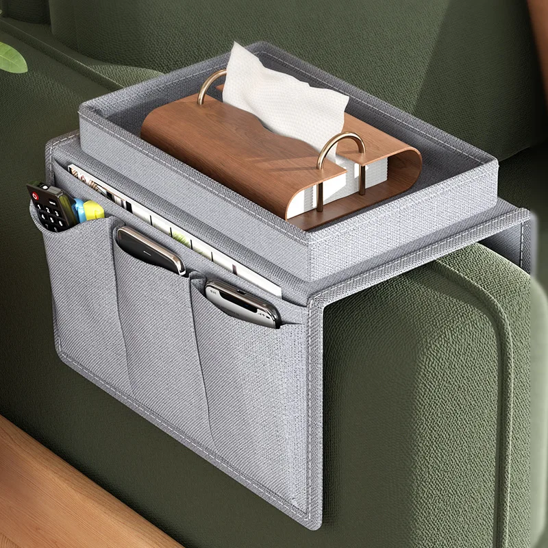 Sofa-Aufbewahrungstasche für Sofa, Stuhl, Ständer, Aufbewahrungstasche, Fernbedienung, Hängetasche, 3 Taschen, multifunktionale, diverse Organisationstasche