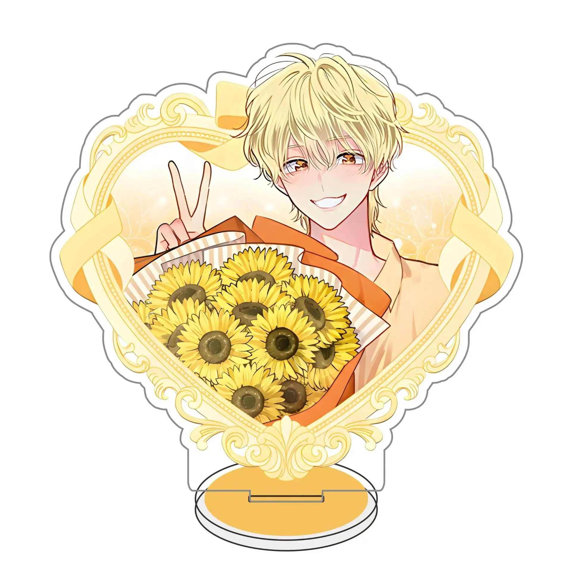 Multiple today's love heart-shaped standee anime, which side is Tamon-kun on now? Anime merchandise acrylic standee