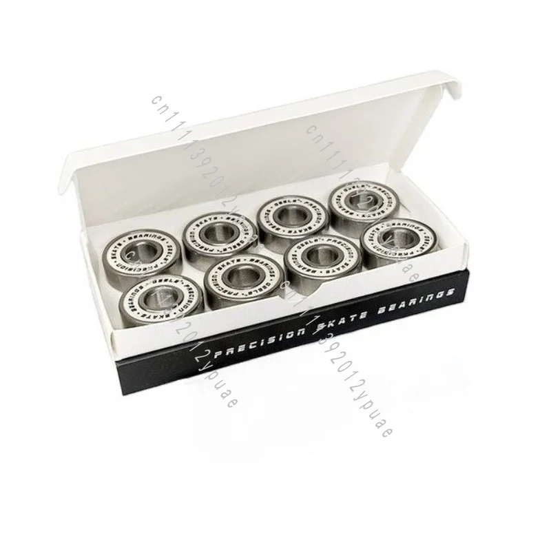608 Skateboard Bearings, High Speed Precision Silent Bearings for Longboard, Downhill, Roller Skates & Drift Board