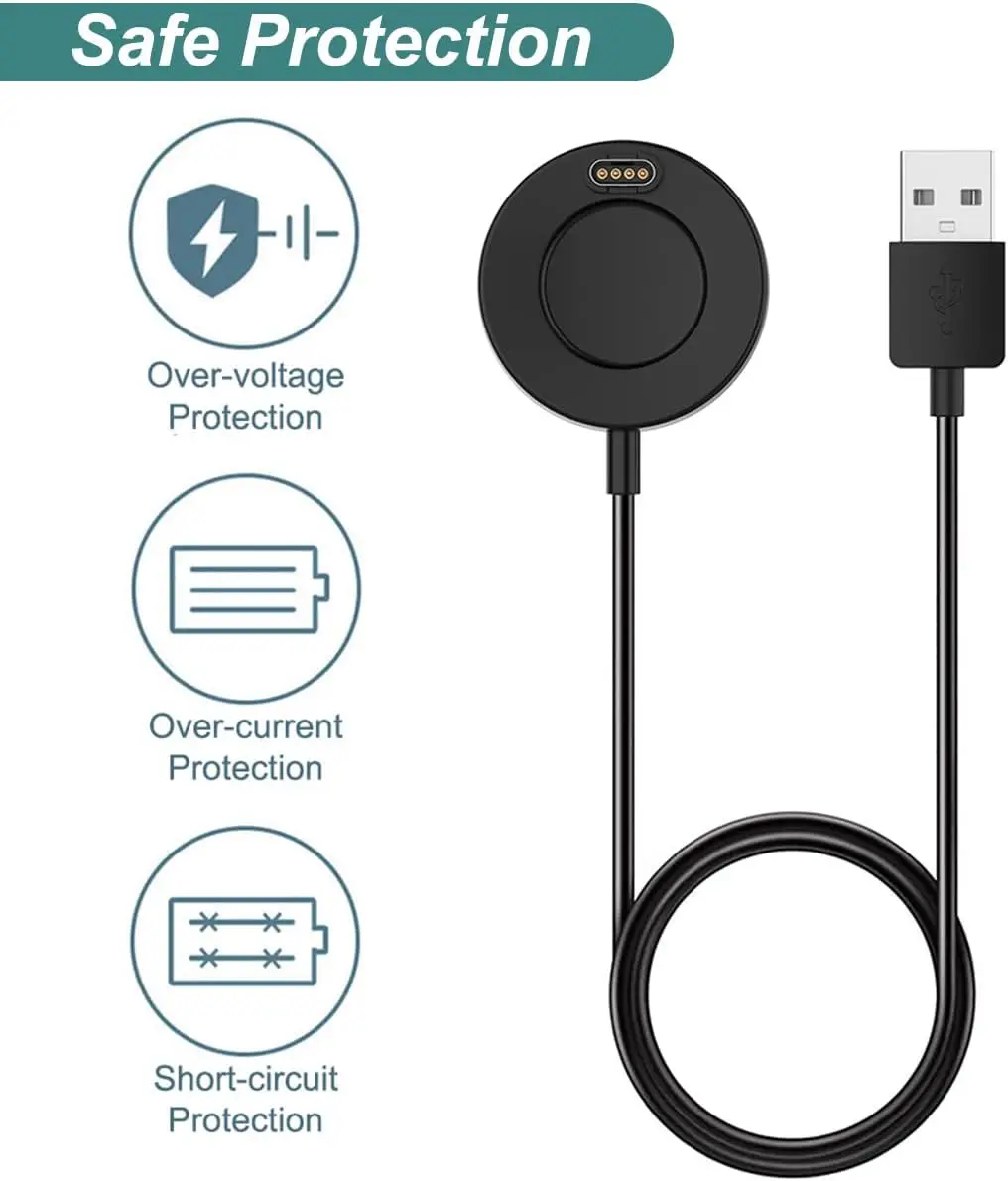 Charger for Garmin Fenix 8/7 5X 6S Pro/ Instinct 2 2S Charging Dock Forerunner 45/245/745, Vivoactive 3 4 5 Cable Cord Type C