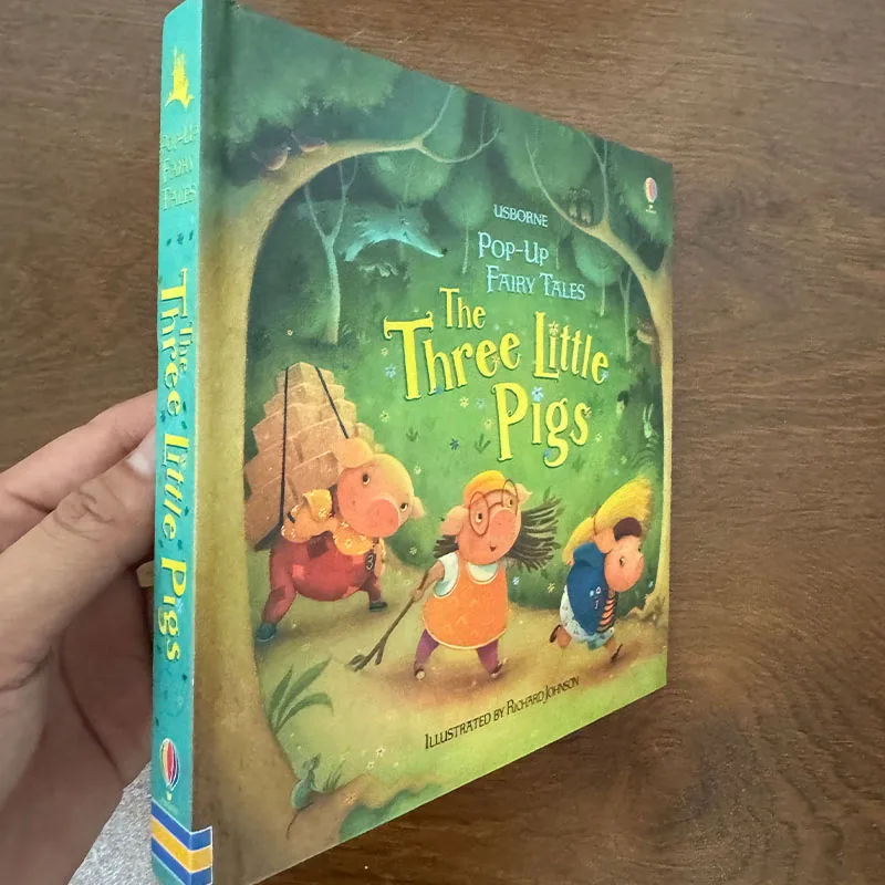 The Three Little Pigs Pop-Up Book Usborne 3D Fairy Tale Picture Book Kids English Story Book for Toddlers Early Education
