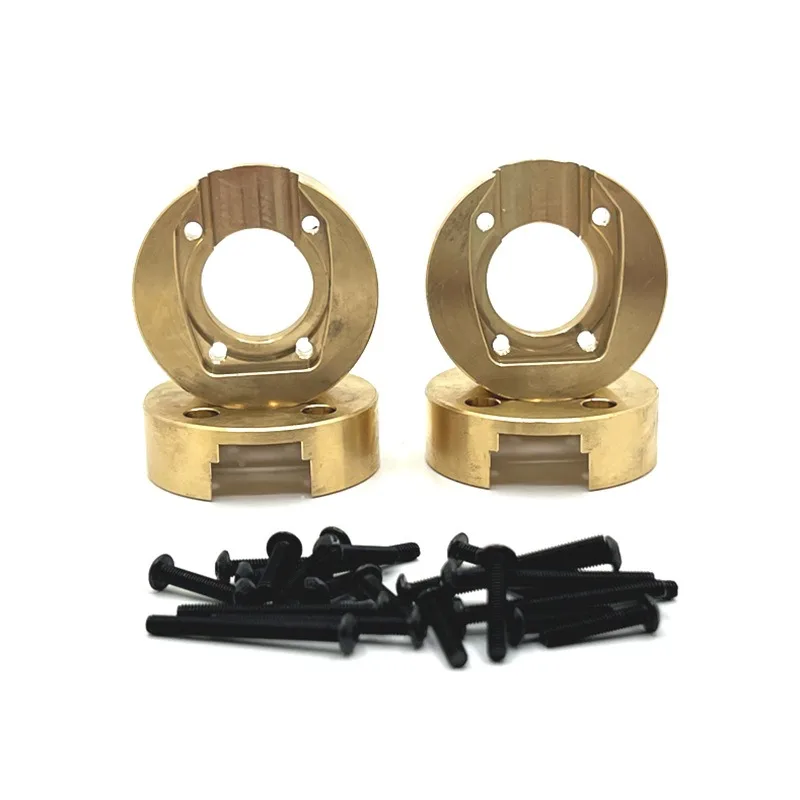 Metal Portal Axle Gear Housing Brass Weight Note: Color deviation might exist due YK4083  CR1.8 Yucatan 1/8 RC Car Upgrade Parts