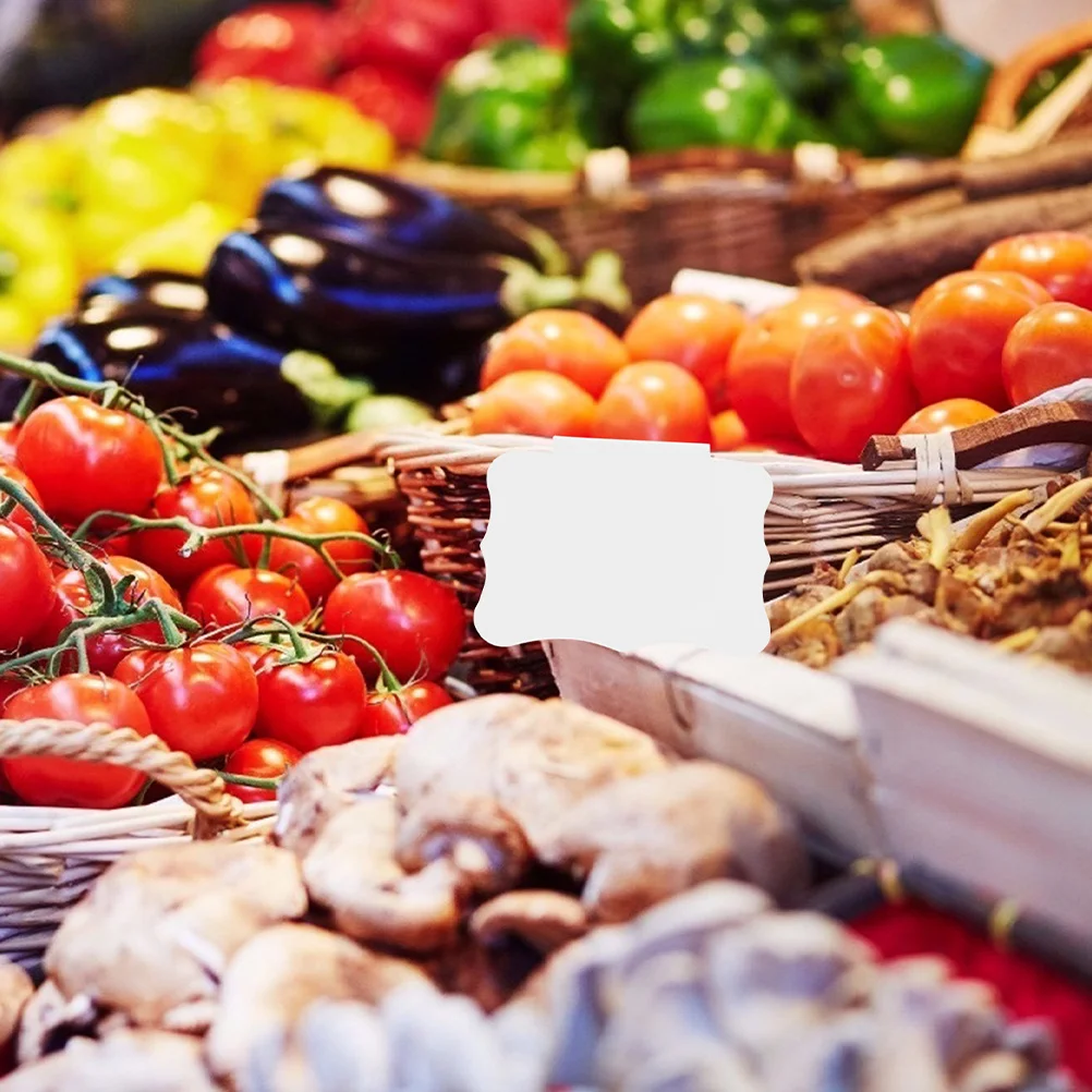 

12Pcs Plastic Sign and Clip Price Display Stand Sturdy Anti-Skid Reusable Tag Holder for Retail Store Mall Poster Advertising