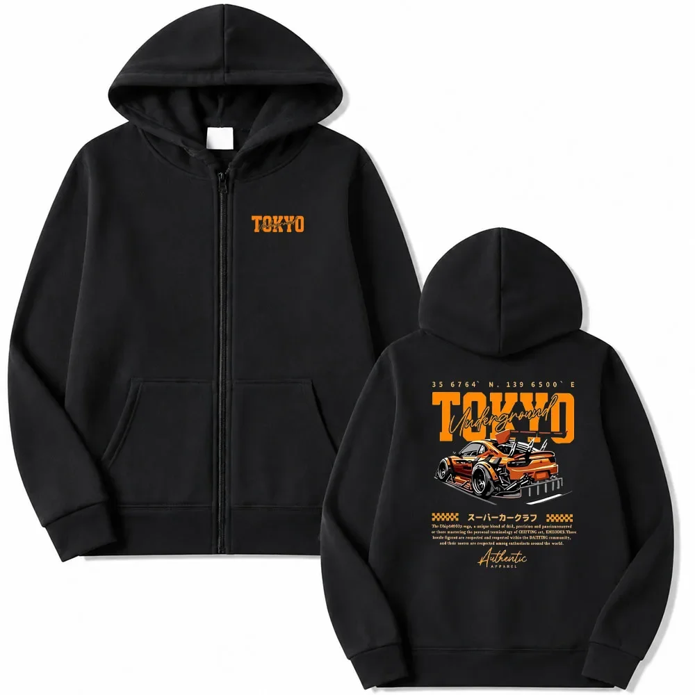 2026 Men's and Women's Printed Fashion Trend New Zipper Sweatshirt Multi Functional Slim Fit Leisure Sports Zipper Hoodie