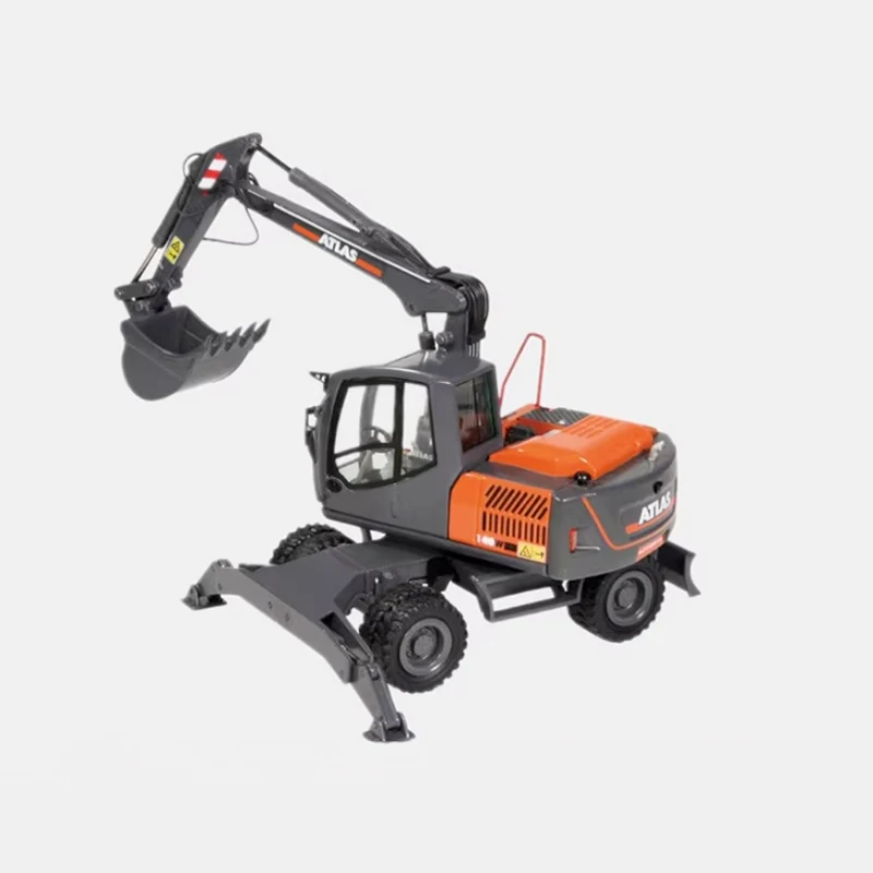 NZG 1:50 스케일 ATLAS 140W 이동식 휠 굴삭기 후크 머신 합금 엔지니어링 차량 모델 # 955 컬렉션 기념품 선물