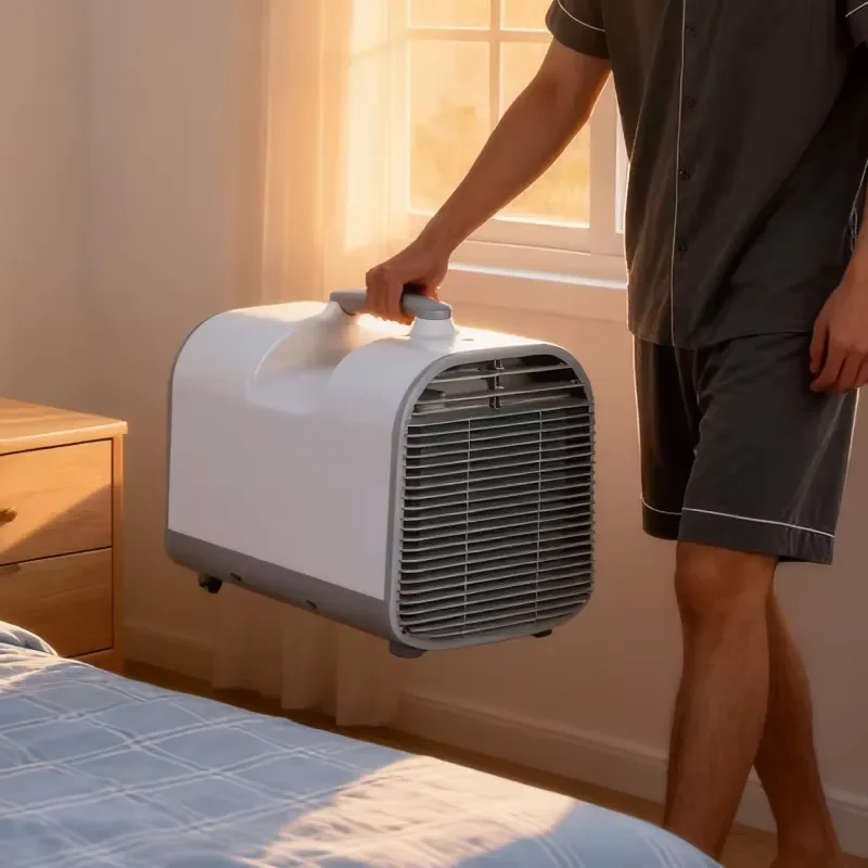 4200BTU Portable Mini Air Conditioner for Car and Outdoor Use with Remote App Control Quick Cooling Compact AC Unit Mini