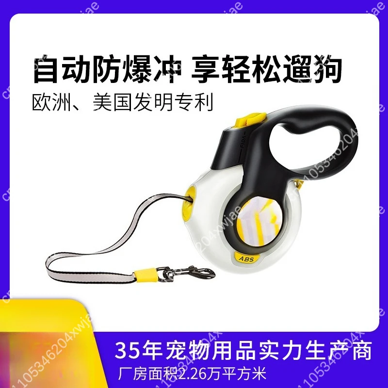 

Automatic Extending Dog Leash for Large Strong Pets Durable Reflective Tape Retractable Lead with Comfortable Handle