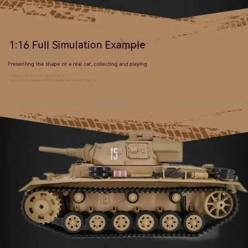 Henglong 3849-1 multifunction การแข่งขัน Battle TANK รถ 1:16 จําลองขนาดใหญ่จําลองถังของเล่นรุ่น