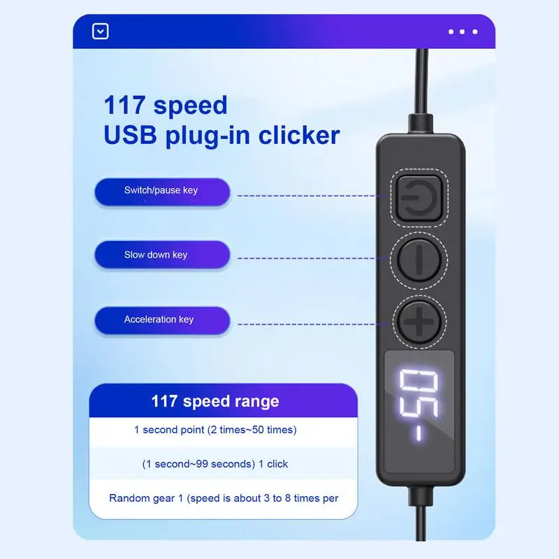 كليكر شاشة تلقائي للهواتف الذكية ، السرعة ، الفيديو ، البث المباشر ، الأداة ، USB ، اللعبة ، اللمس ، اللعبة