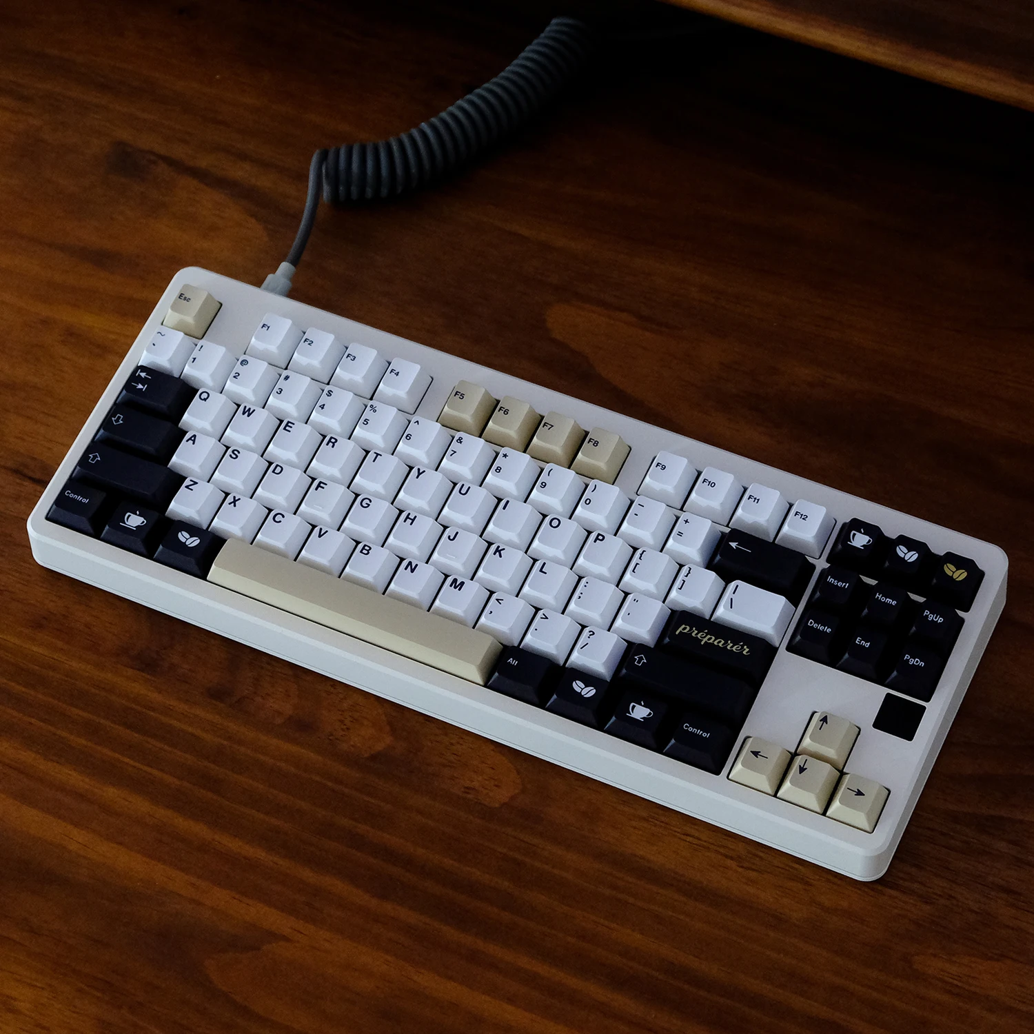 Coffee Cafe Original height PBT material, sublimator keycap