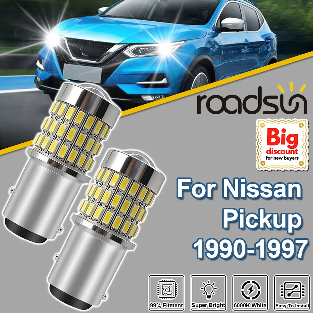 

Roadsun 2 шт. для Nissan Pickup 1990-1997 1157 P21/5W Canbus Ultra LED линзованные лампы стоп-сигнала 1991 1992 1993 1994 1995