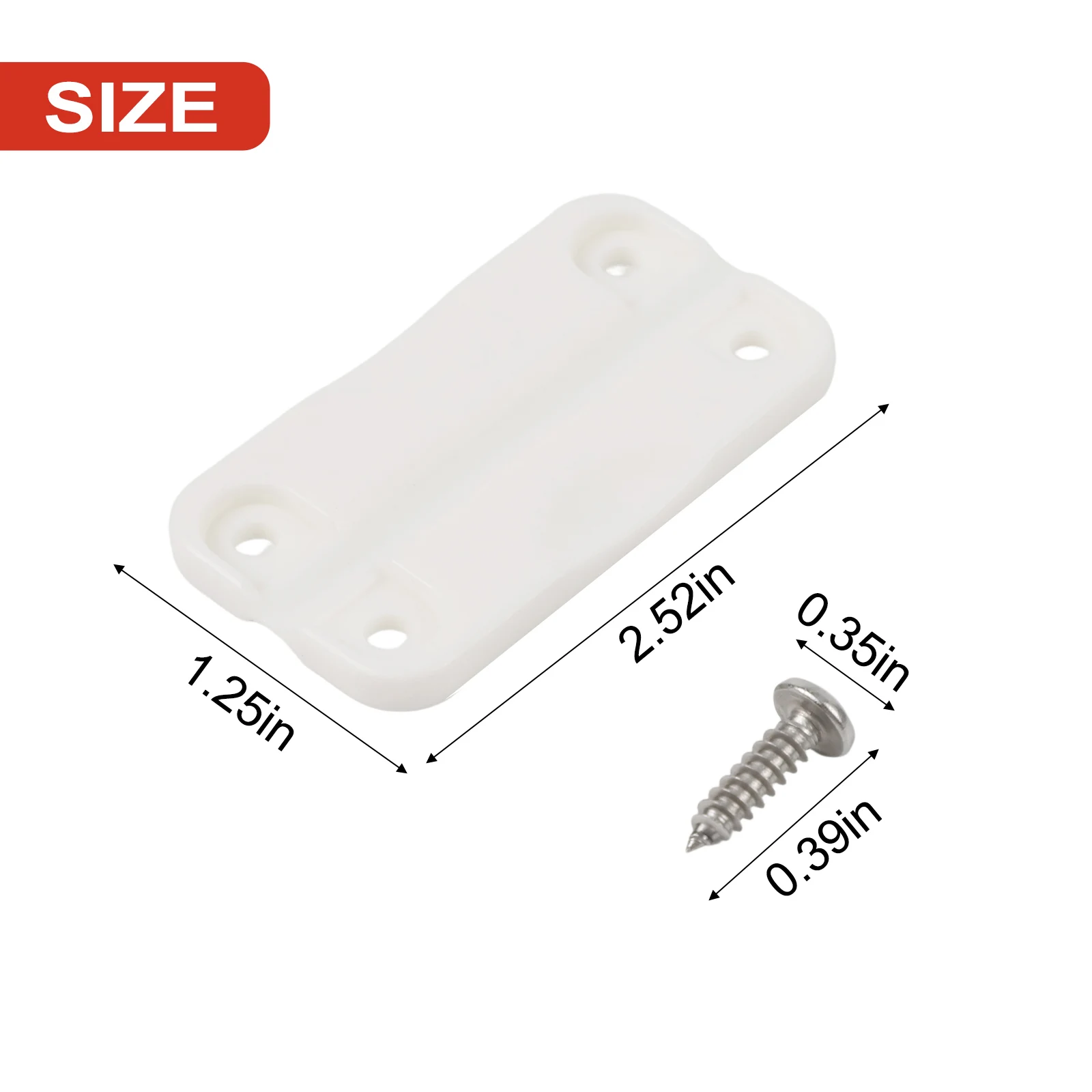 Kit de Repuesto de Bisagras y Tornillos para Neveras Igloo, Compatible con Modelos de 50 y 165 QT, Diseñado para Reparaciones Seguras de la Puerta de la Nevera