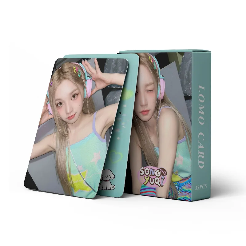 55 pz/set KPOP (G) I-DLE nuova scheda Lomo di alta qualità photoward SONG YUQI HD Printed Photo Card Fans Collection Gift