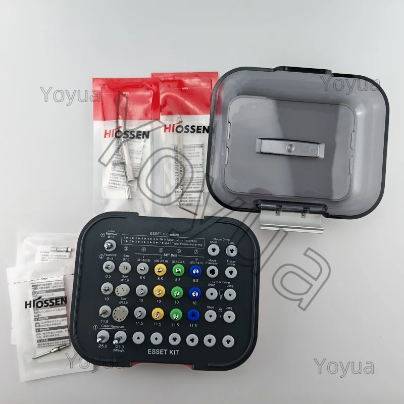 

Hiossen Esset Dental Surgical Kit Narrow Ridge Split Expanding Tapping Implant Tools Set