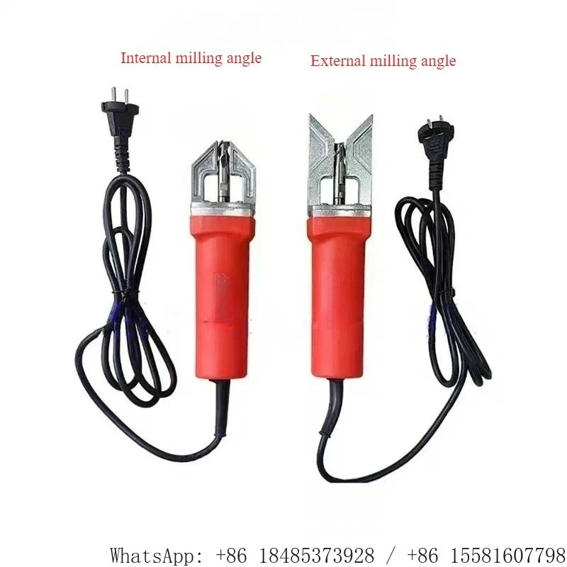 Internal External Milling Cleaning Machine For Steel Door Window Flat Seam Polishing Deburring Construction Hand Tool