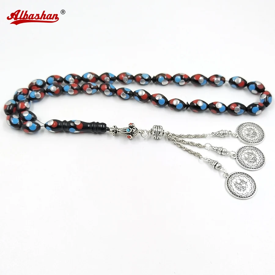 

Tasbih Natural kuka Wood islamic 33 prayer beads muslim eid gift handmade subha arabic fashion bracelet turkly style misbaha