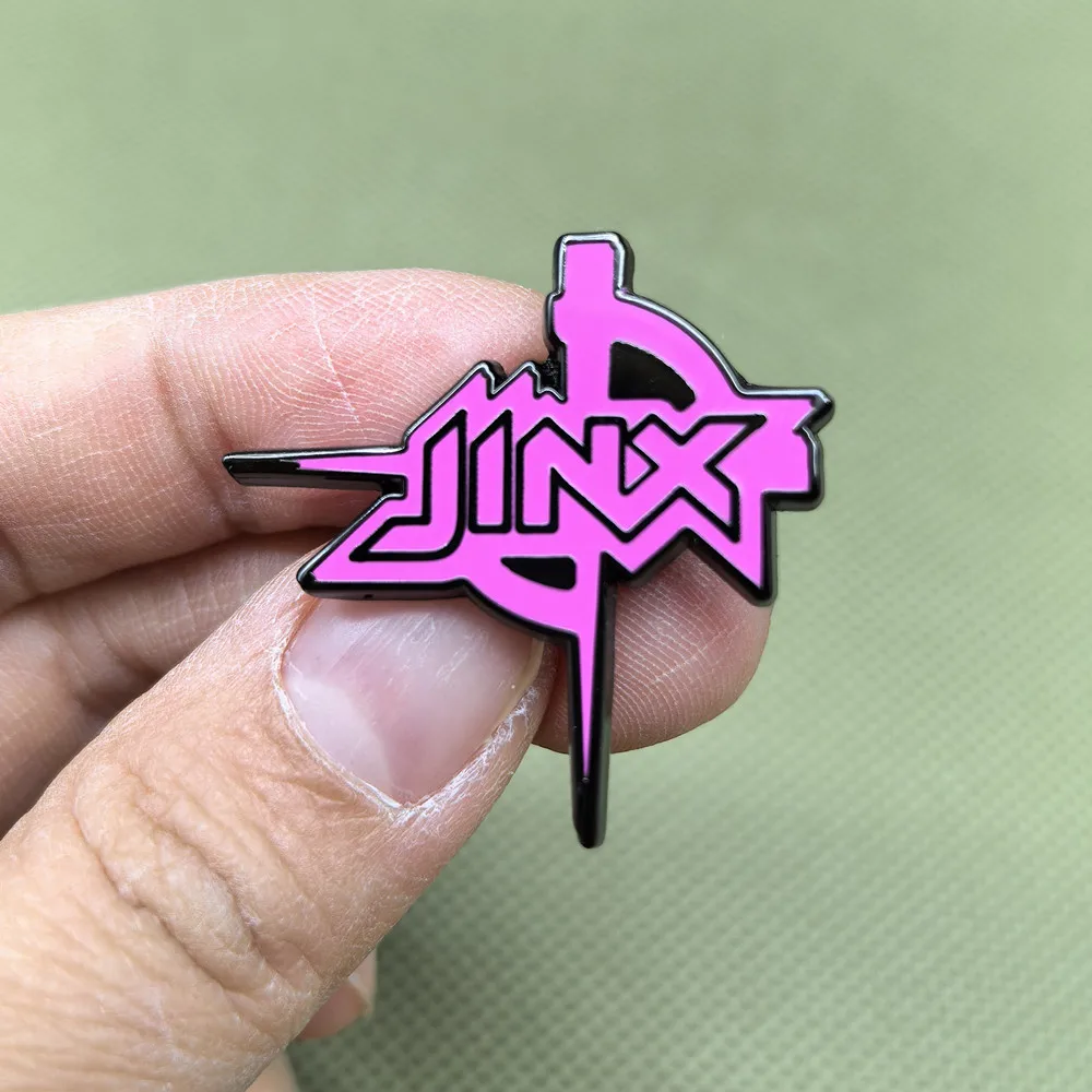 Jinx Enamel Pin  Arcane Lapel Brooch Game Character Badge Backpack Decor Jewelry Gift for Gamers