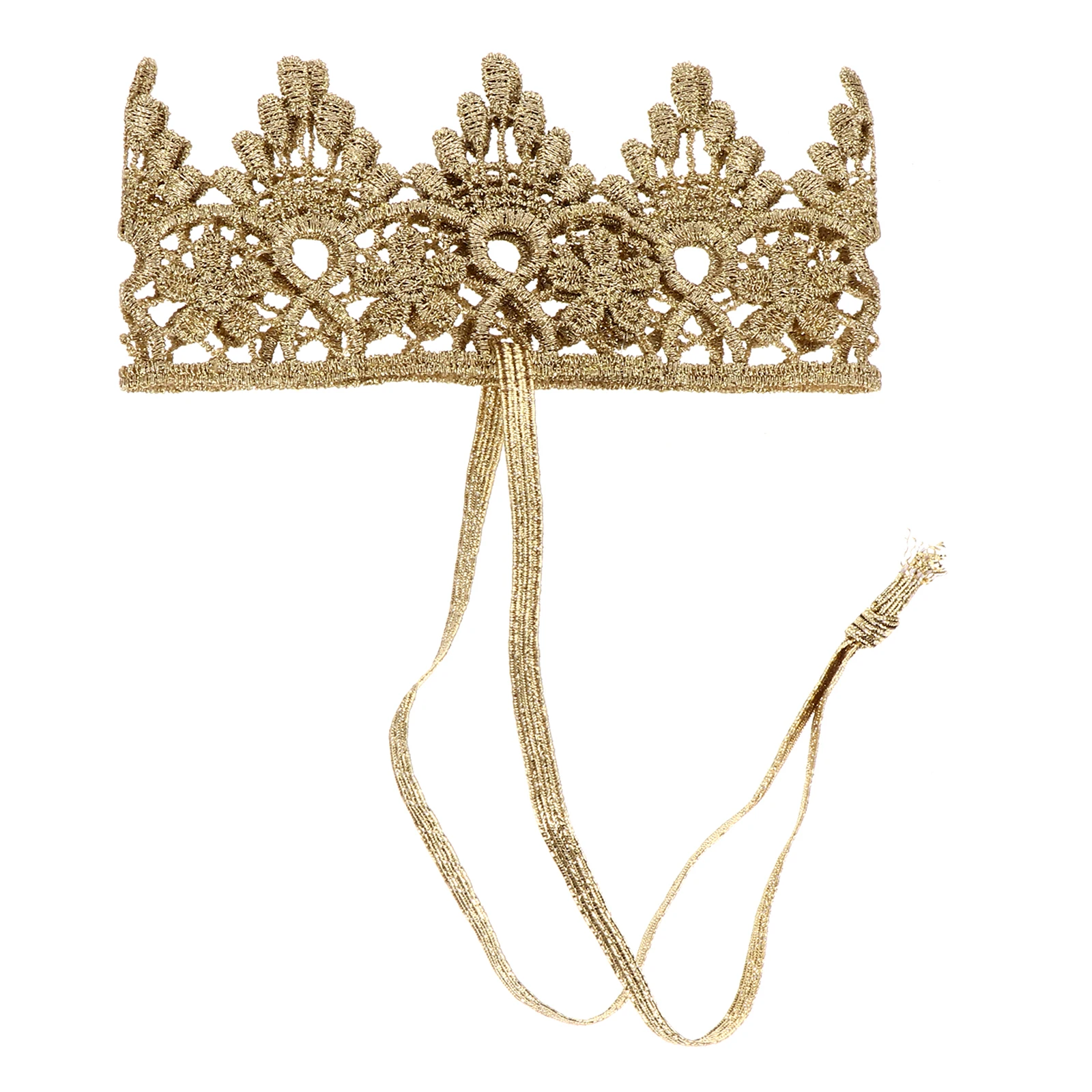 

Children Crown Headb Baby Toddler Hairb Birthday Photo Prop Fabric Headdress Decorative B Theme Party Accessories