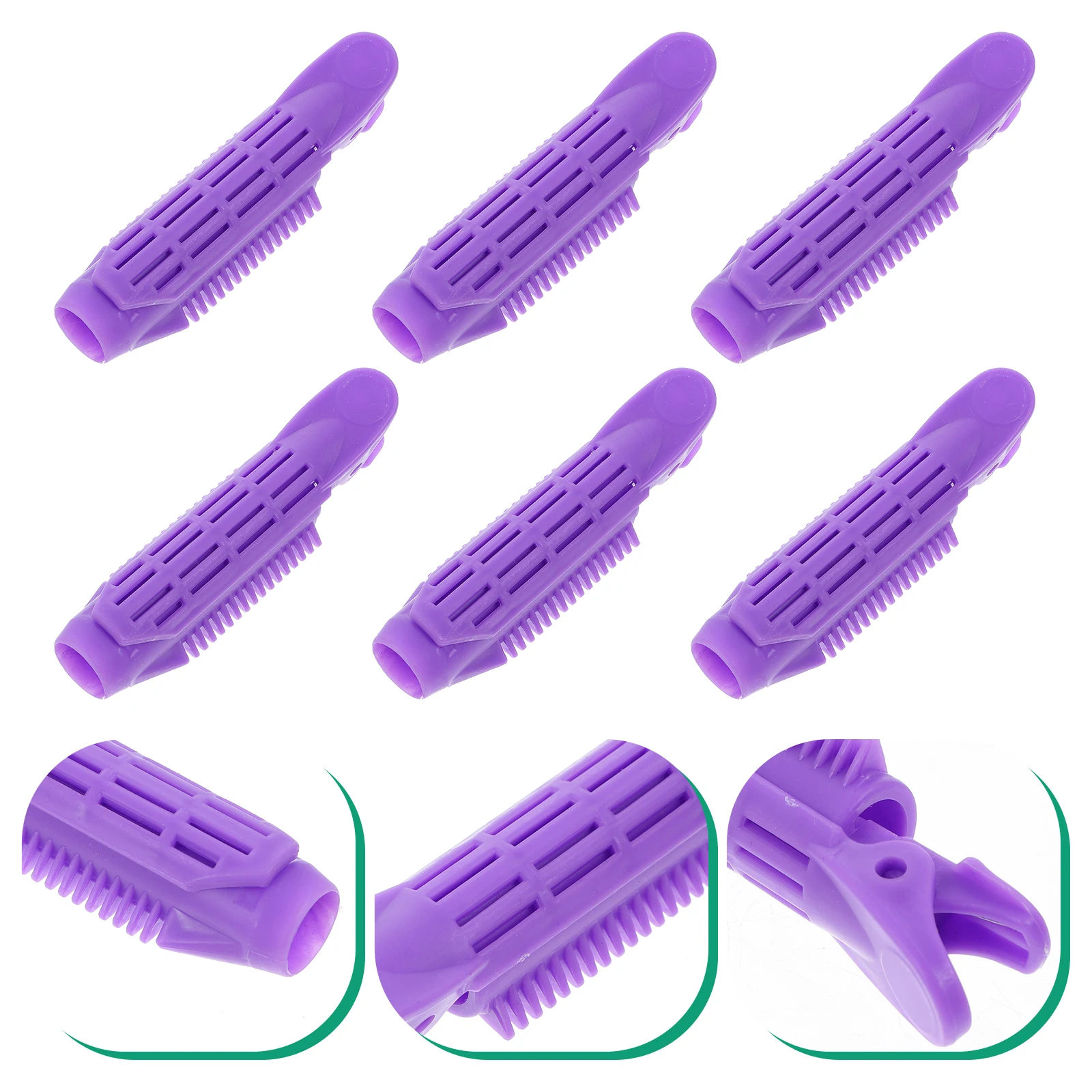 

6pcs Bang Styling Roller Tool Temporary Volume Clip Hair Clip Hair Curler Styling Volume Clips For Roots Roller