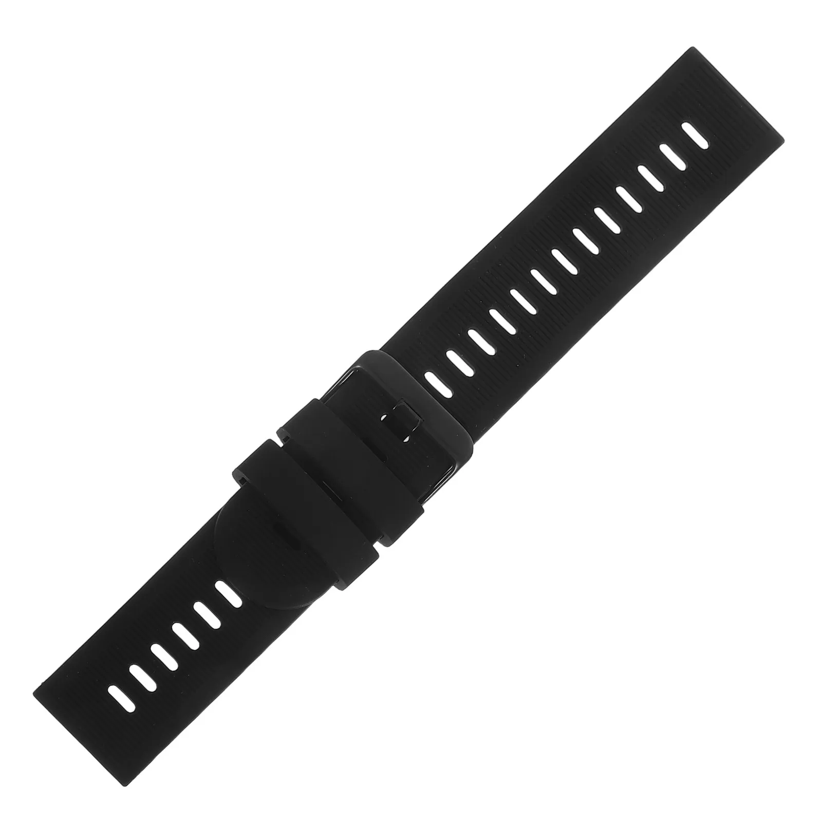 pulseira-de-silicone-preta-para-relogio-resistente-respiravel-confortavel-impermeavel-leve-e-ajustavel-compativel