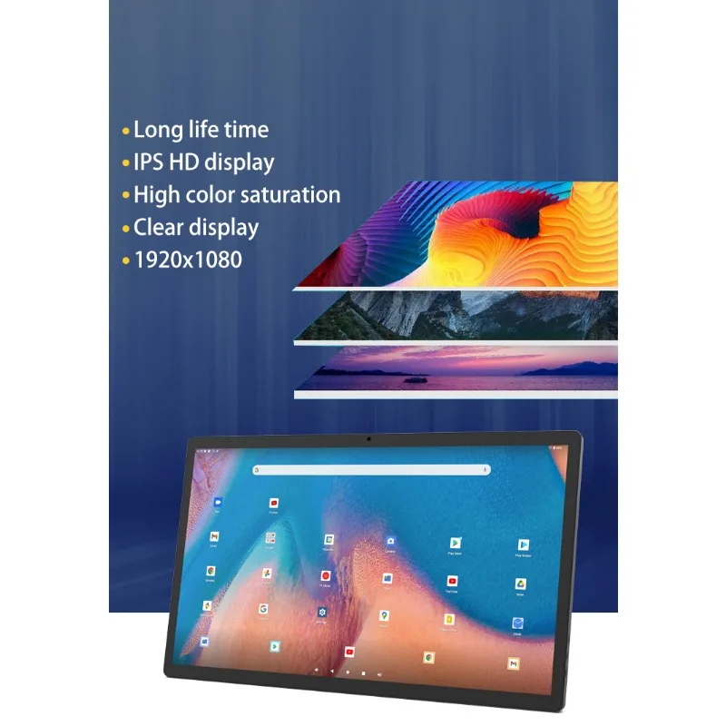 15.6 21 24 32 Inch Wall Mount Commercial Super Slim Frame Border RK3588S RK3576S Android Tablet PC