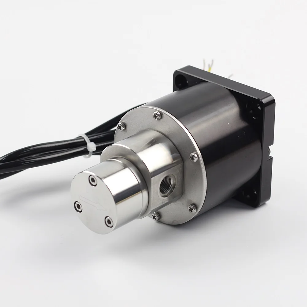 SOVOFLO KGP-06E Magnetic Gear Pump 2.5LPM 24V DC Electric Water Pump BLDC Motor Stainless Steel 316L Housing PEEK Gear PTFE Seal