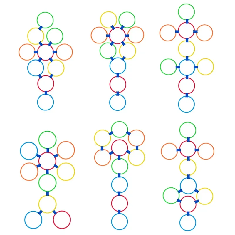 Kinder Outdoor Spielzeug Hopscotch Ring Springen Für Kinder Sport Im Freien Spielen Außerhalb Spielzeug Kinder Garten Hinterhof Indoor Karneval Spiel