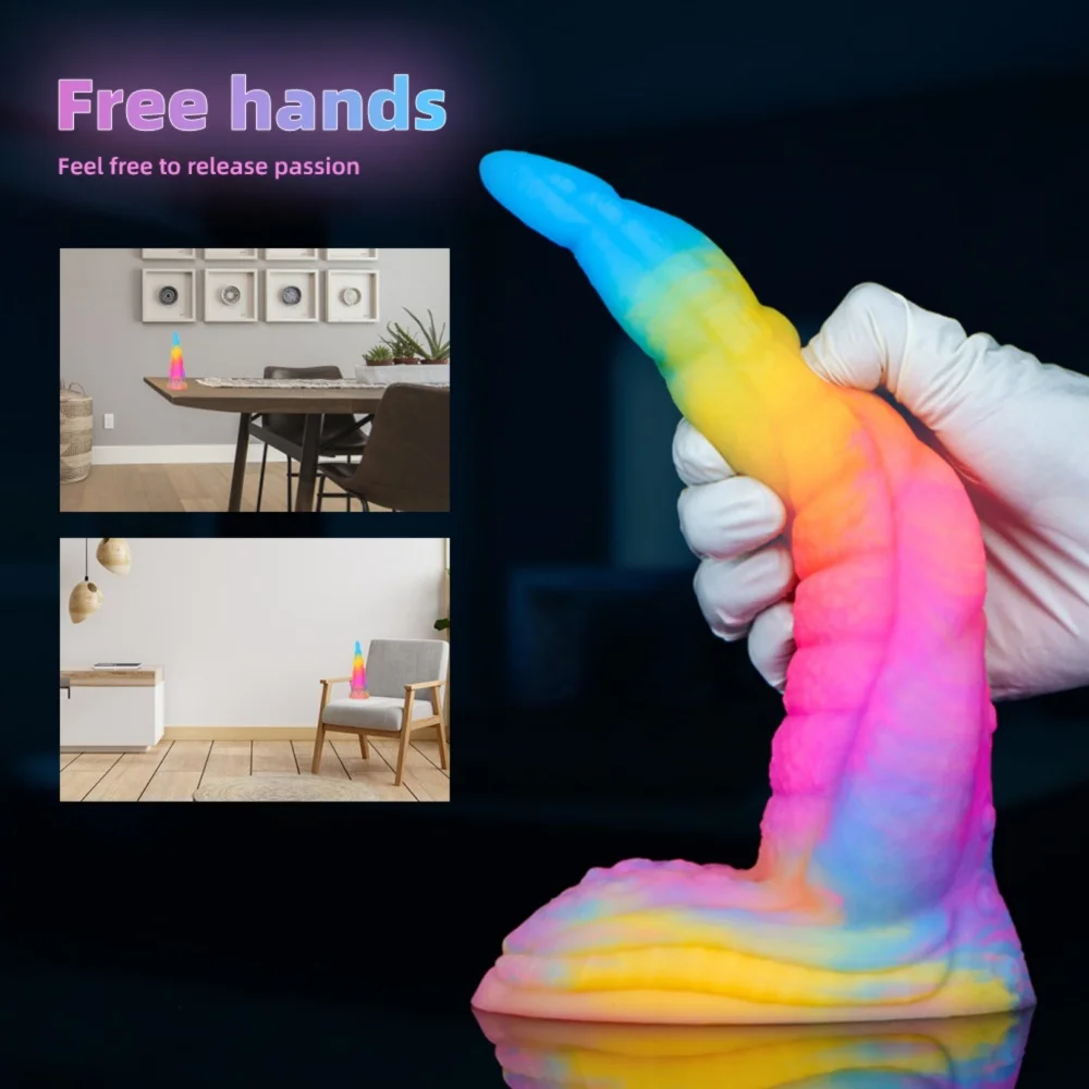 مضيئة الحيوانات دسار للنساء الرجال بعقب المكونات دسار مع شفط كأس سيليكون الشرج الاستمناء جهاز تدليك للبروستاتا الجنس لعب الكبار