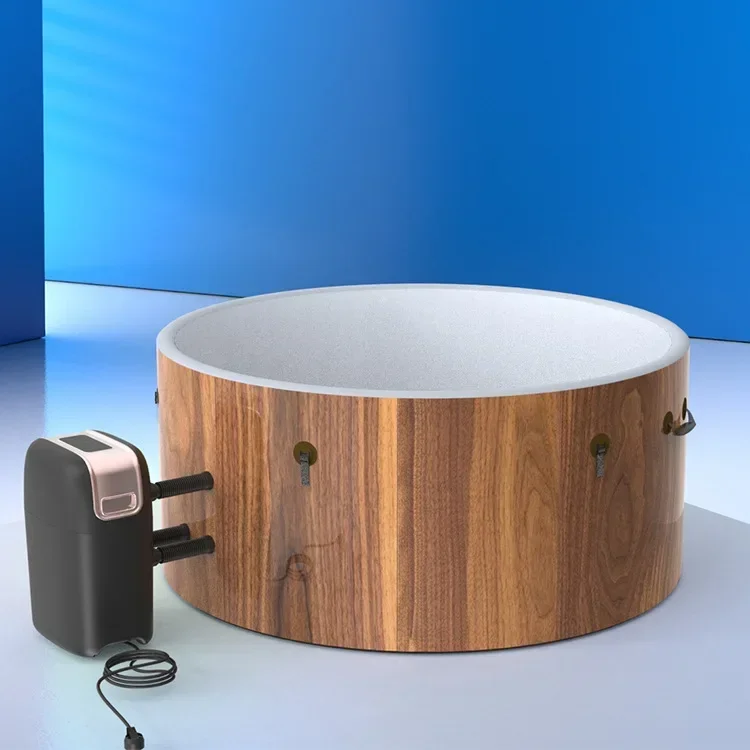 

Outdoor brushed inflatable bubble spa pool health bathtub bubble pool constant temperature heating