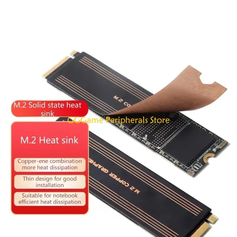 

U55B Copper Heatsink for Laptop Notebook Thermal Pad Memory Card Cooler Pad