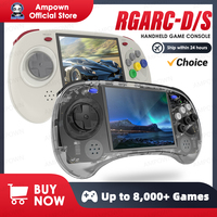 ANBERNIC RGARC Handheld Game Console 4'' IPS Screen HDMI Output 5G Wifi Bluetooth4.2 ARC-D Dual System Video Game Console Gifts