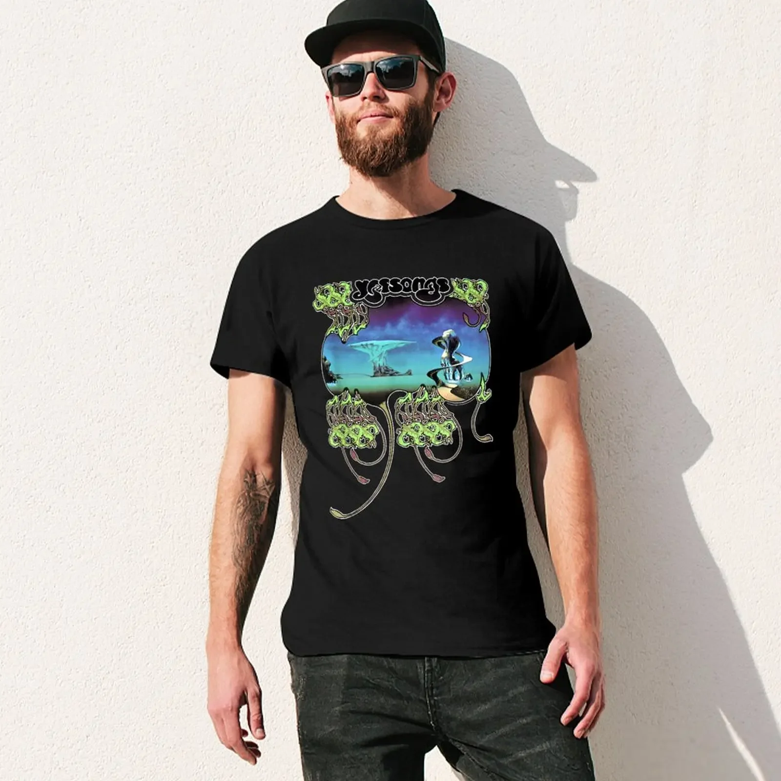 Yes - Yessongs Essential t-shirt funnys fani sportu letni top męskie graficzne koszulki duże i wysokie