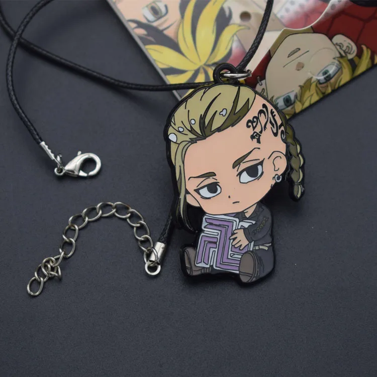 Collana con ciondolo Tokyo e Revenger squisita azione con bretelle Anime collana con personaggi dei cartoni animati carini regali di gioielli per le