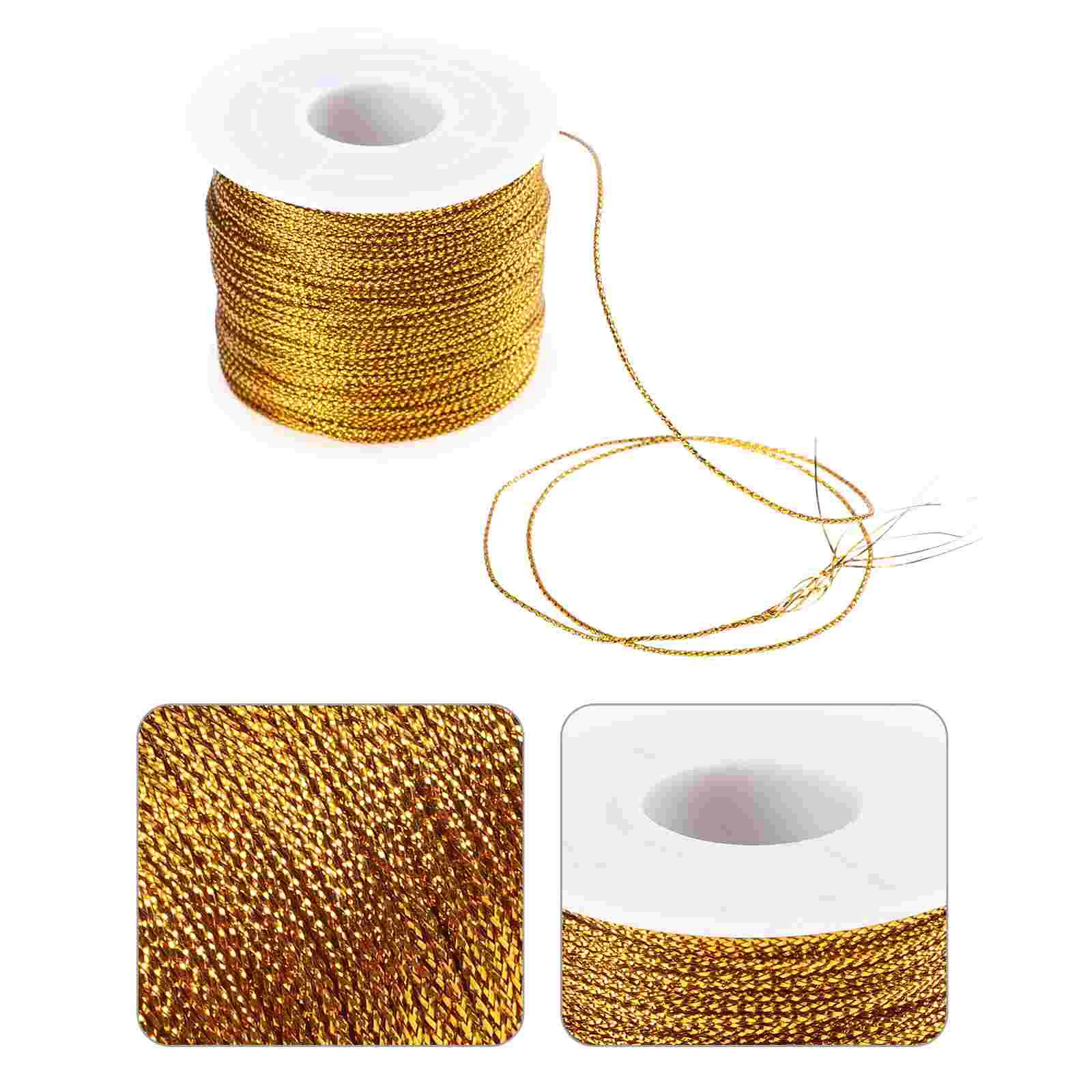 No Elastic Gold Wire Food Sealing Ropes Bread Bag Gift Bags Binding Straps Cookie Lollipop Tie Wires Wrapping Cards Kraft Paper