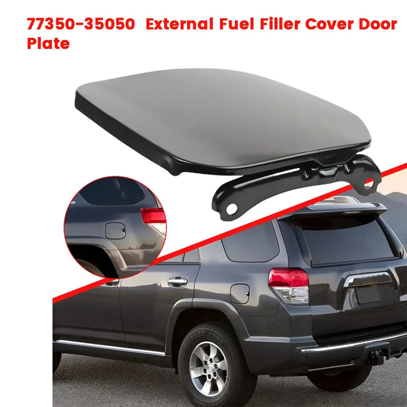 

Car Oil Tank Door Flap Cover 77350-35050 For Toyota 4Runner Hilux 2002-2009 Fuel Filler Cap Lid Trim Plate 7735035050