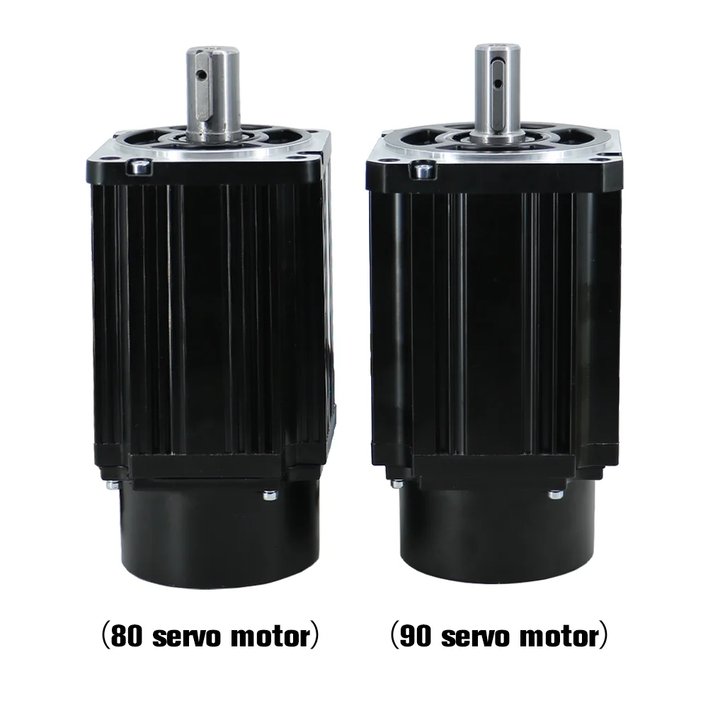 جودة عالية شحن سريع محرك سيرفو يعمل بالتيار المتردد 0.75KW 80ST-M02430 90ST-M02430 2.4N.m 750W مع سائق A1 SVD15