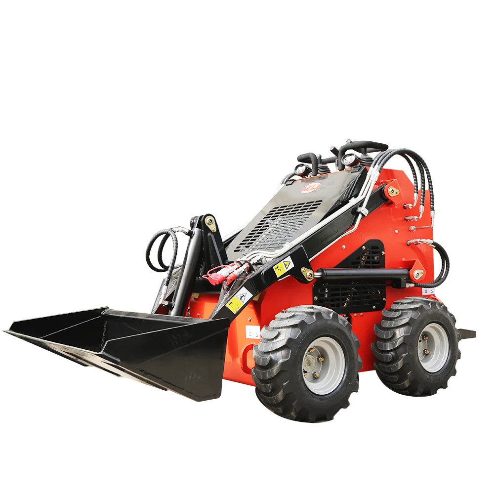CE Approved Mini Tracked Sliding Loader Compact Crawler Loaders Compact Small Electric Skid Steer Loader
