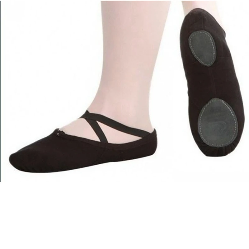 Girls Kids Dance Shoes Slippers High Quality Ballerina Practice Shoe For Ballet 5 color Ballet Dancer Black Size 22-44