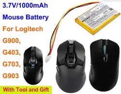 Cameron Sino 1000mAh Mouse Battery 533-000130 for Logitech G403, G900, G703, G903