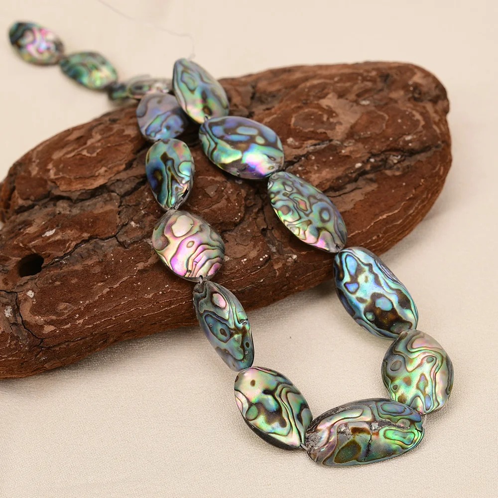 

APDGG N118 Натуральный Зеленый Морское Ушко Свободные Бусины Изготовление Ювелирных Изделий DIY