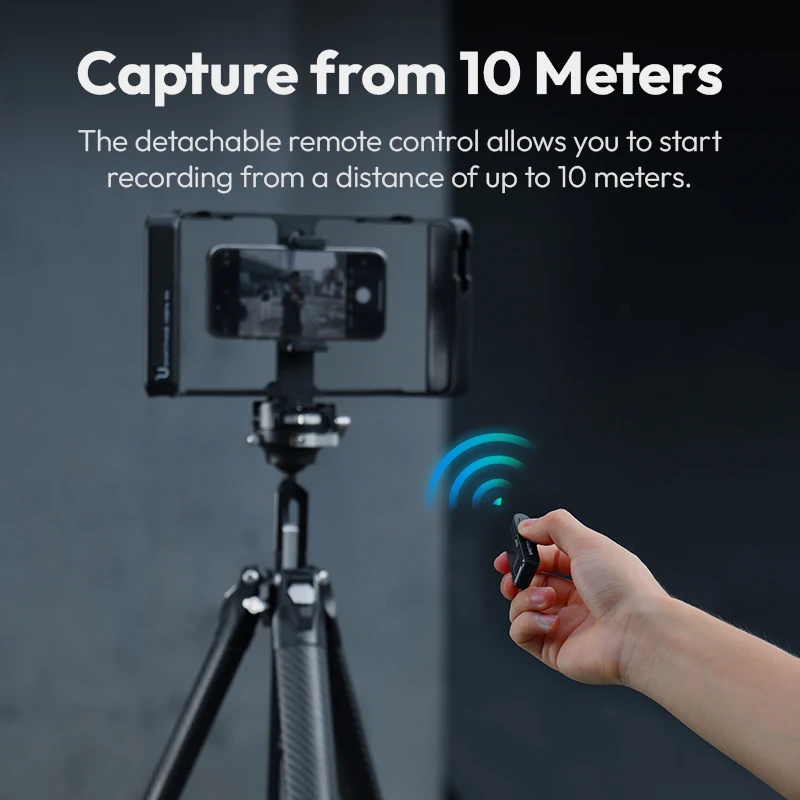 Ulanzi MA05 Cage de téléphone universelle Cage de téléphone de photographie horizontale et verticale avec télécommande Bluetooth 10M pour vidéo Vlog