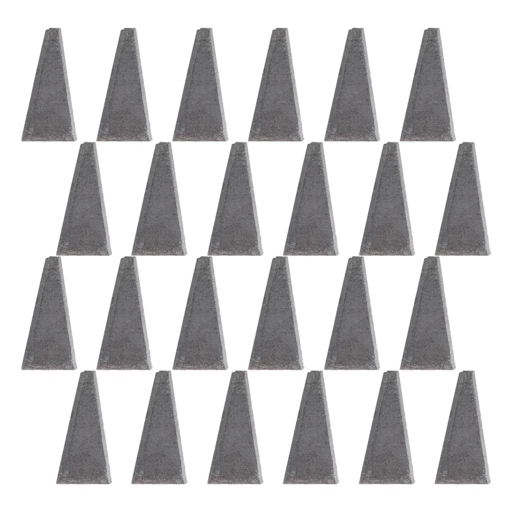 

30pcs Triangular Hammer Wedges Tree Cutting Hatchet Axe Camping Home Construction Renovation Metal Lightweight Quick