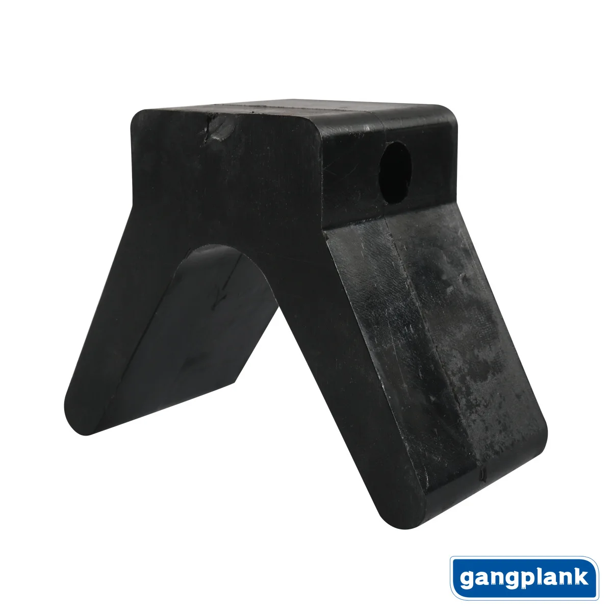 Boat Trailer V-shaped Bow Support Black 2-inch 3 Inch Trailer Bow Top Block Suitable for Yachts and Kayaks Mounting Hole 13mm