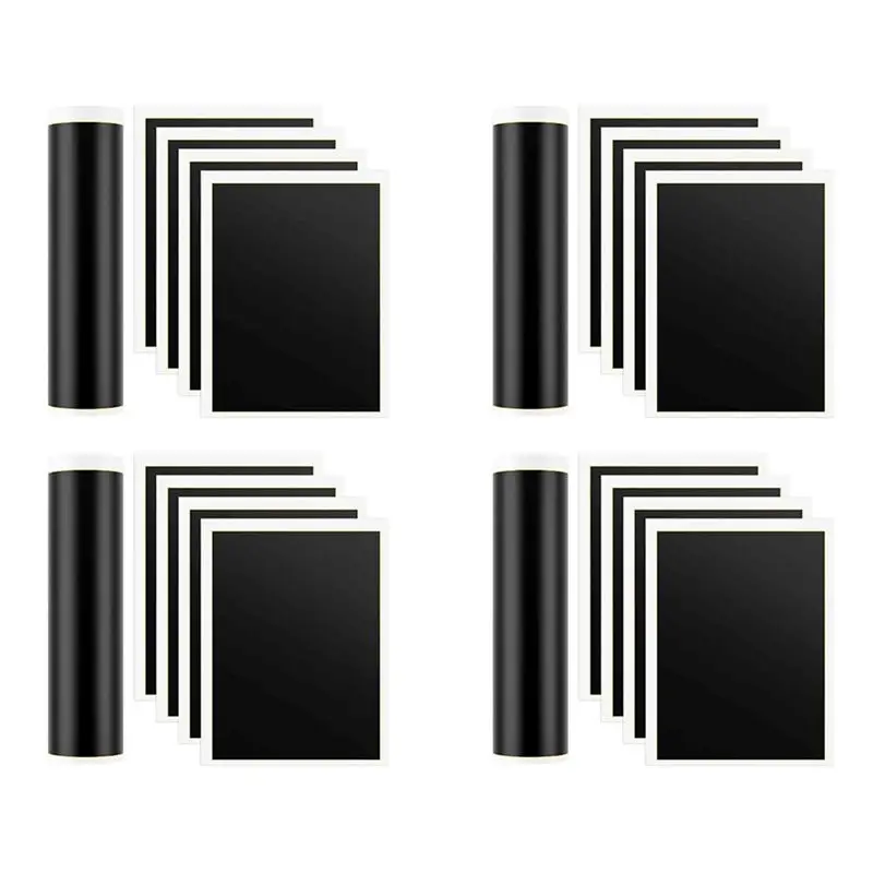 as94-16-pcs-ブラックレーザー彫刻マーキングペーパー、39x27cm-金属、ガラス、セラミック用レーザーカラー彫刻紙